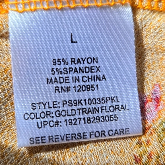 Pink Republic Mustard Yellow Tank size L - Picture 5 of 6